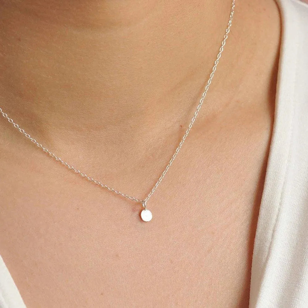 Silver Dot Necklace