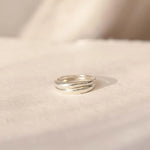 Silver Eclipse Stacking Ring