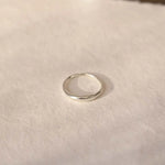 Silver Eclipse Stacking Ring