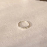 Silver Eclipse Stacking Ring