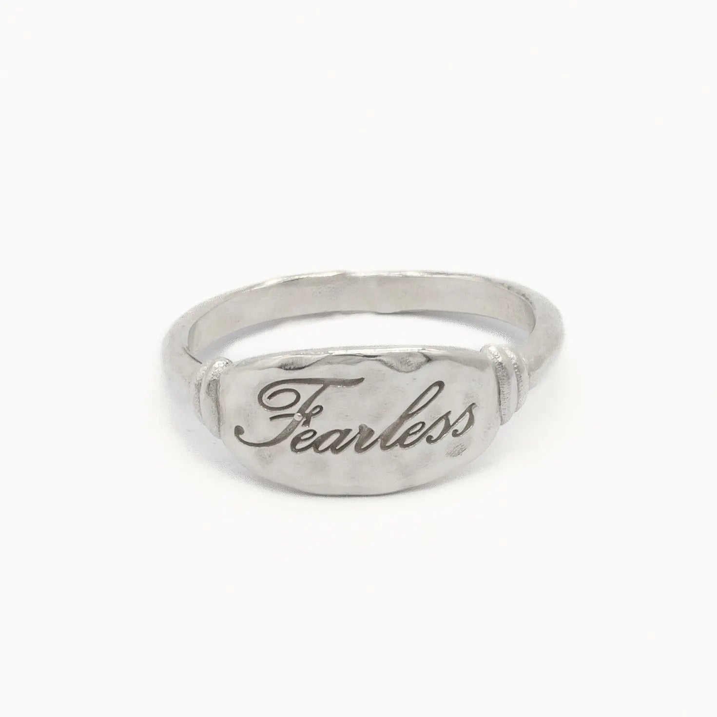 Silver Fearless Ring