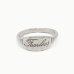Silver Fearless Ring