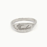 Silver Fearless Ring