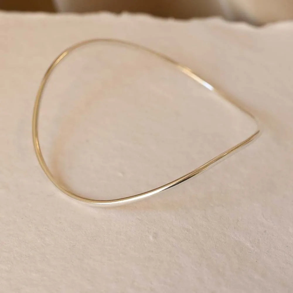 Silver Flow Bangle