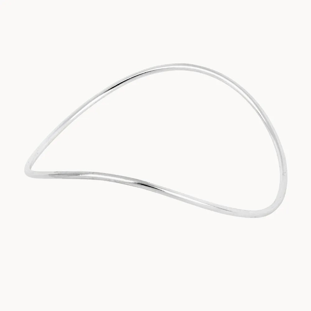 Silver Flow Bangle