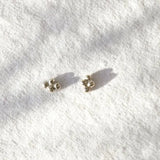 Silver Four Dot Studs