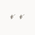 Silver Four Dot Studs