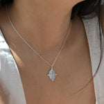 Silver Goddess Themis Pendant Necklace