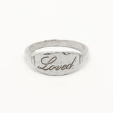 Silver Loved Ring