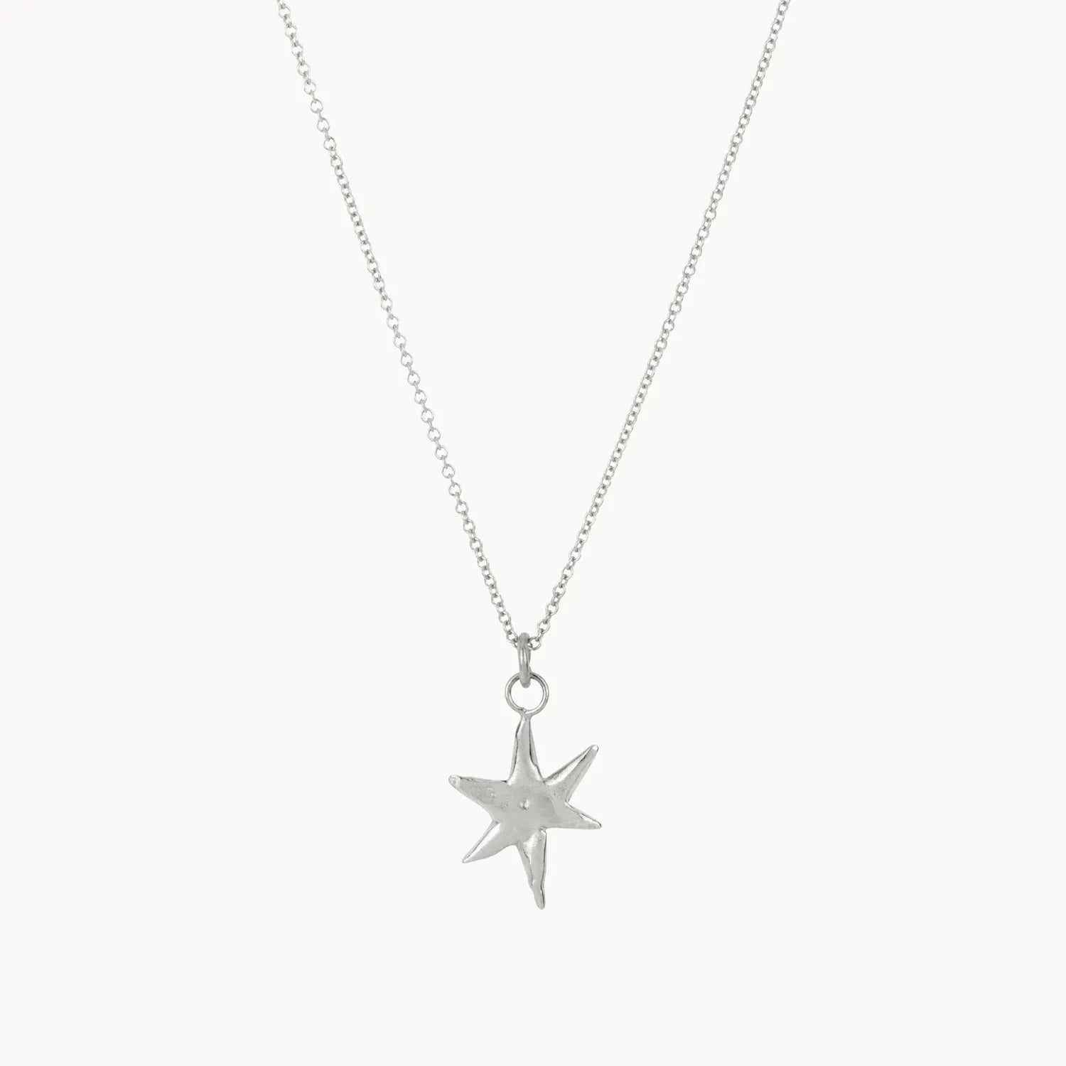 Silver Lucky Star Necklace