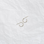 Silver Micro Delicate Hoop Earrings
