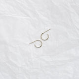 Silver Micro Delicate Hoop Earrings