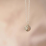Silver Mini Moonlight Pendant Necklace