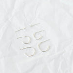 Silver Mix and Match Hoop Set