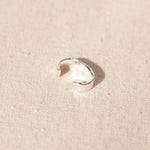 Silver Molten Ear Cuff