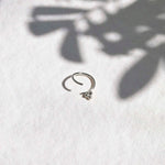 Silver Ornate Cartilage Helix Hoop Earrings