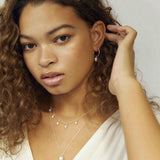 Silver Pearl Pendant Necklace