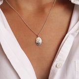 Silver Personalised Cancer Necklace