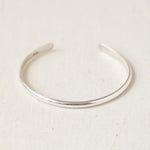 Silver Personalised Cuff Bangle
