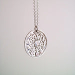 Silver Personalised Moonphase Necklace