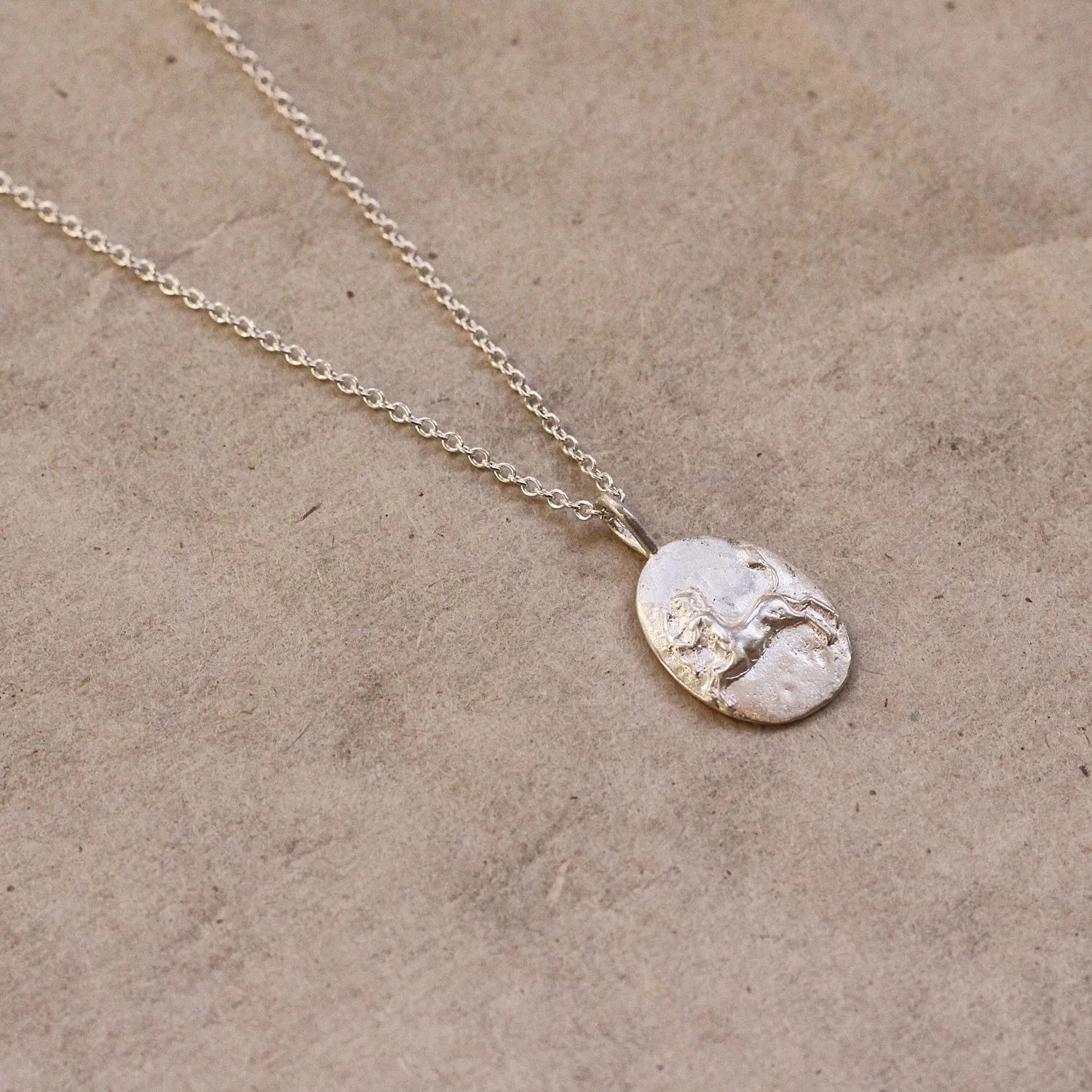 Silver Personalised Sagittarius Necklace