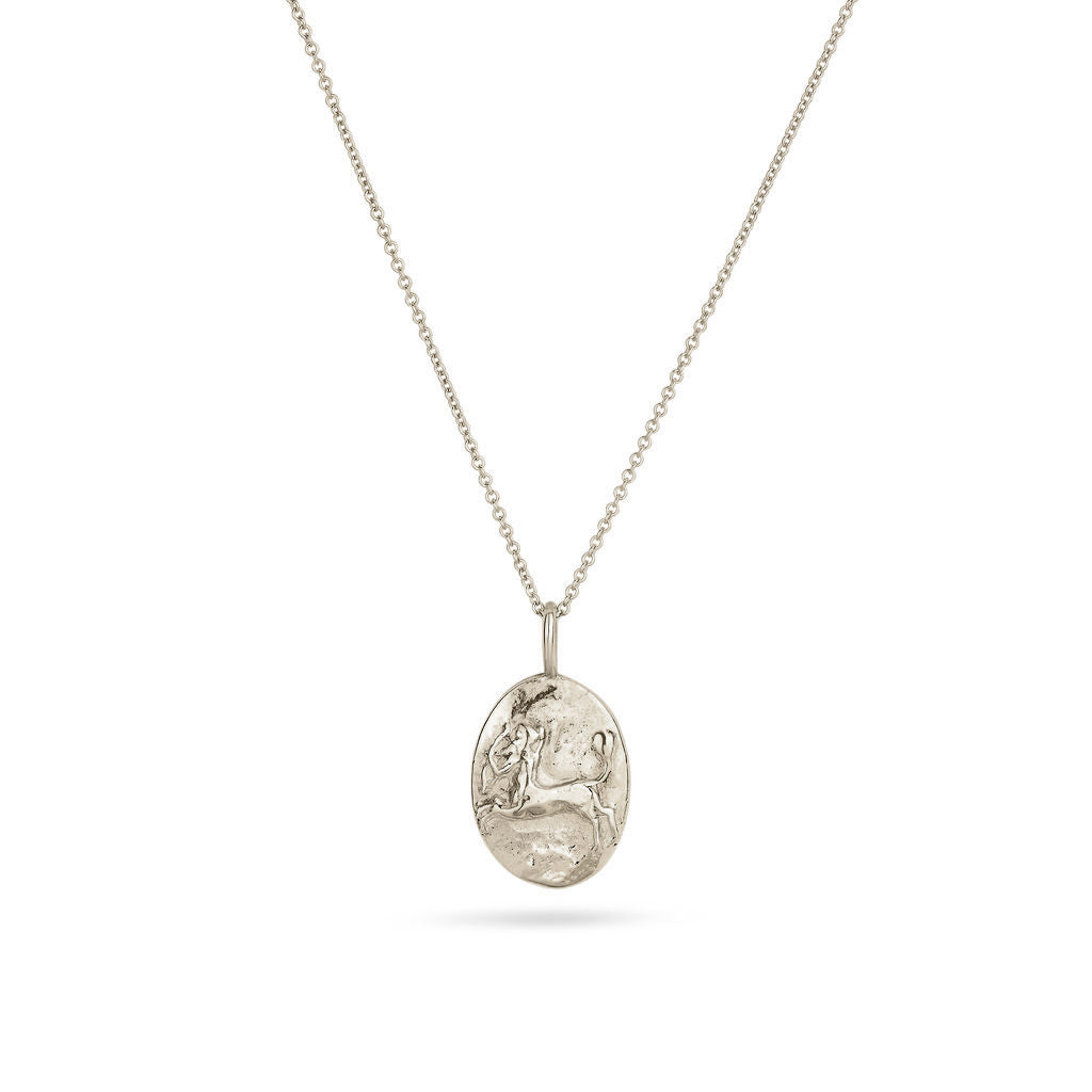 Silver Personalised Sagittarius Necklace