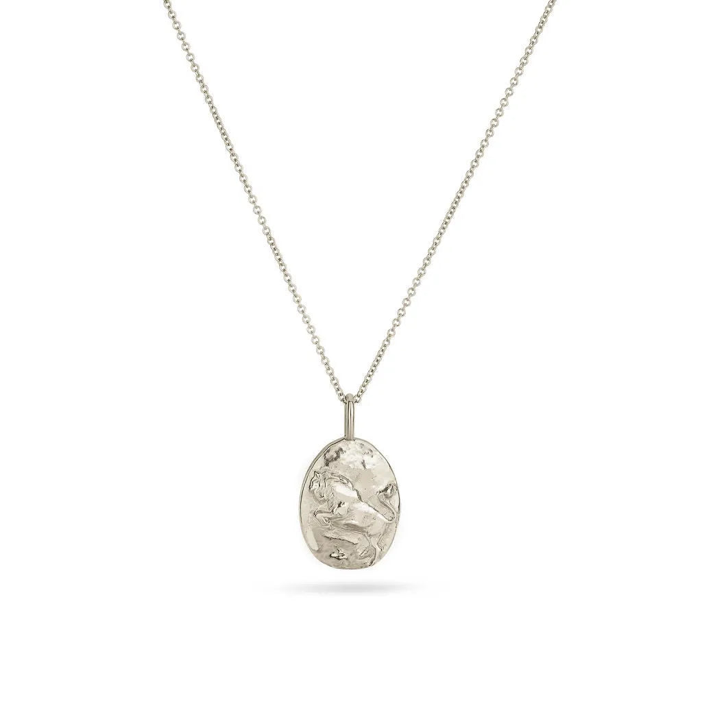 Silver Personalised Taurus Necklace