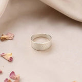 Silver Raw Band Ring