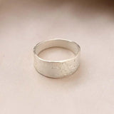 Silver Raw Band Ring