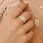 Silver Raw Band Ring