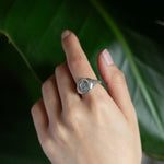 Silver Saint Christopher Signet Ring