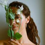 Silver Shooting Star Dangle Earrings