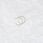Silver Small Delicate Hoop Earrings