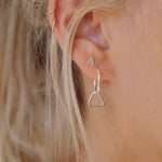 Silver Small Triangle Studs