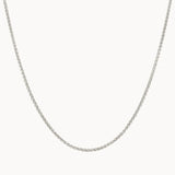 Silver Spiga Layering Necklace