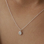 Silver Sunshine Pendant Necklace