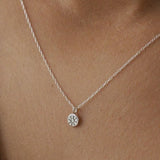 Silver Sunshine Pendant Necklace