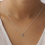 Silver Sunshine Pendant Necklace