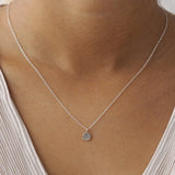 Silver Sunshine Pendant Necklace