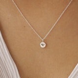 Silver Tiny Heart Necklace