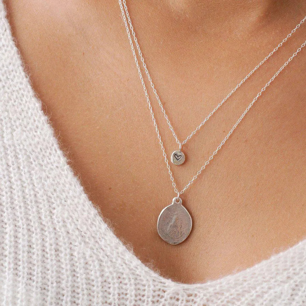 Silver Tiny Heart Necklace