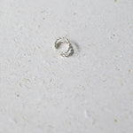 Silver Twisted Double Ear Cuff
