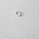 Silver Twisted Double Ear Cuff