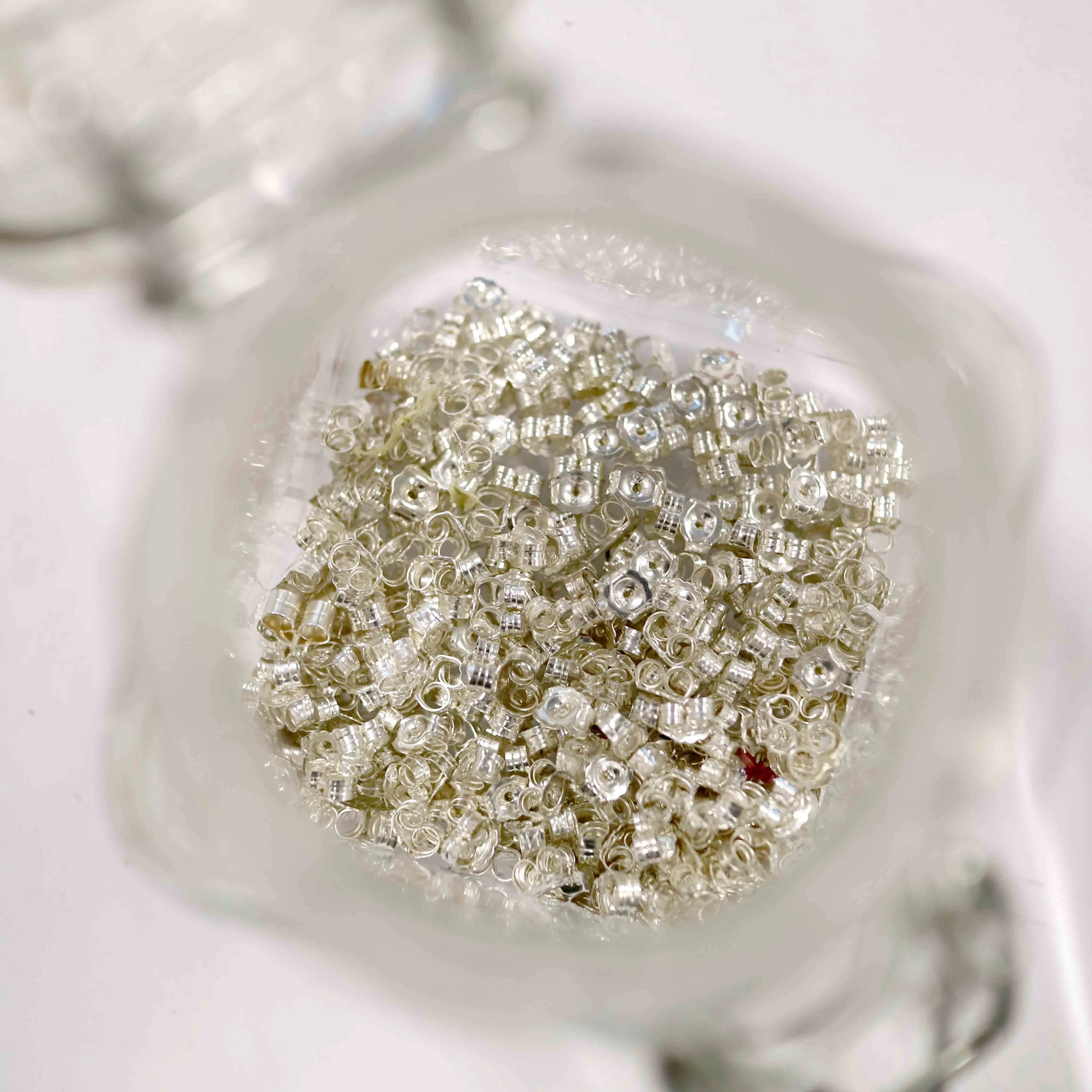 Argentium Silver Replacement Earring Backs-Earrings-Wild Fawn Jewellery