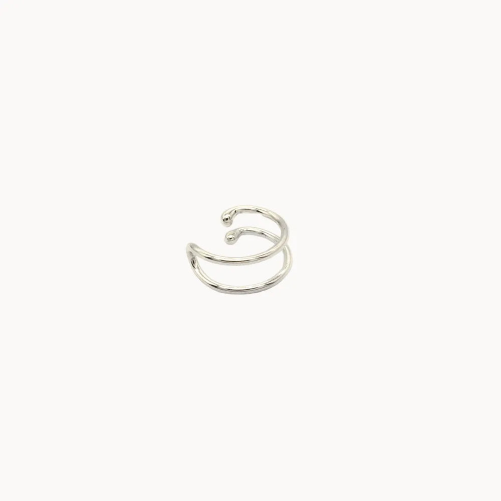 Silver Faux Helix Cuff-Earcuffs-Wild Fawn Jewellery