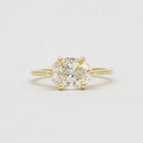 Solitaire East-West 6-Claw Diamond Engagement Ring