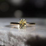 yellow sapphire engagement ring
