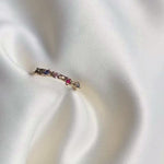 9ct Gold Organic Gemstone Engagement Ring