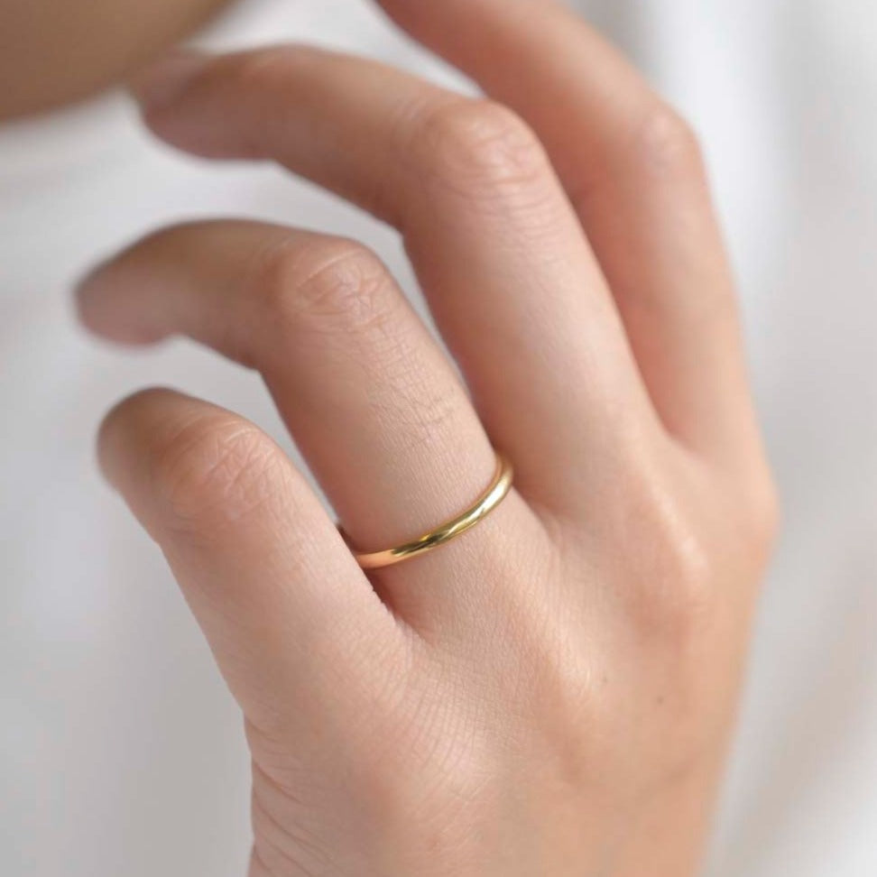 18ct Yellow Gold Delicate Wedding Ring