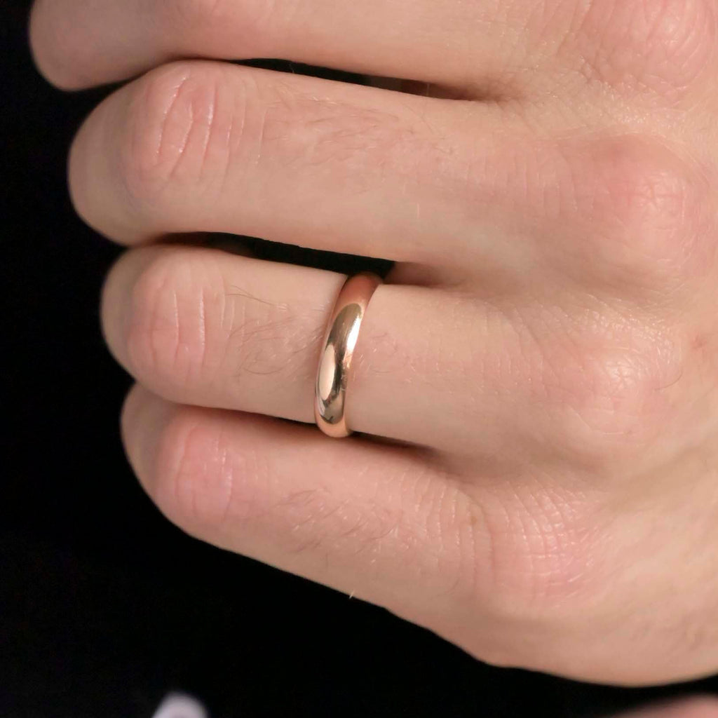 9ct Rose Gold Medium Wedding Ring